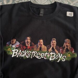 Gildan Black Backstreet Boys Crewneck Sweatshirt lowest price steal unisex
